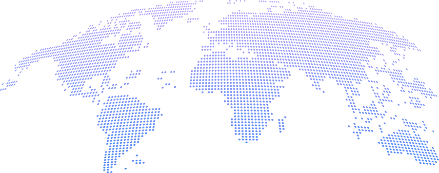 Map highlighting Quidkey global coverage